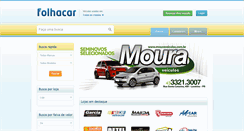 Desktop Screenshot of folhacar.com.br